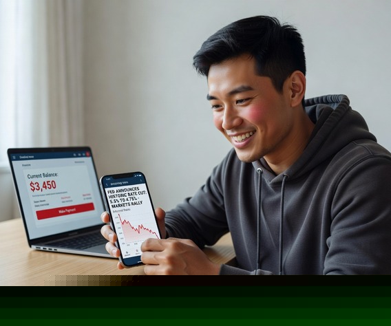 Fed's Bold Rate Slash: Gen Z Credit Card Hell Gets a Real Escape Hatch