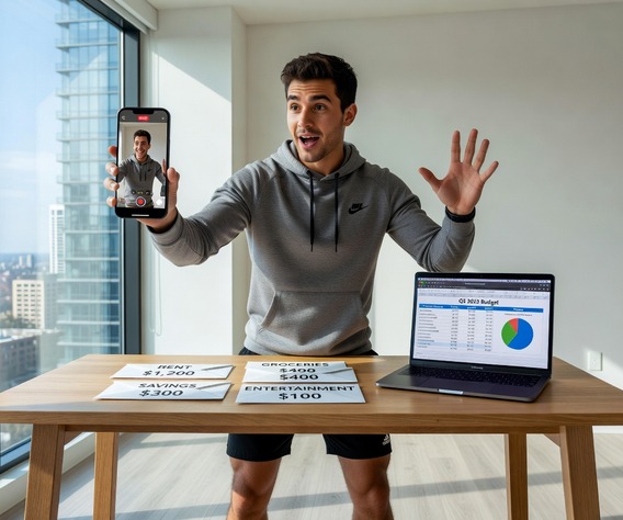 Loud Budgeting Storming TikTok: The Viral Habit Quietly Building Wealth for Side-Hustling Young Men